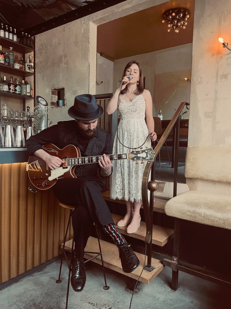 Mitglieder des Linden Swing Ensemble